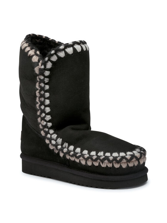 Scarpe Eskimo 24 With Cross Stitch FW101022A Nero