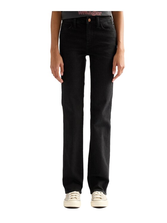 Wrangler Wrangler Jeansy 112386687 Czarny Regular Fit