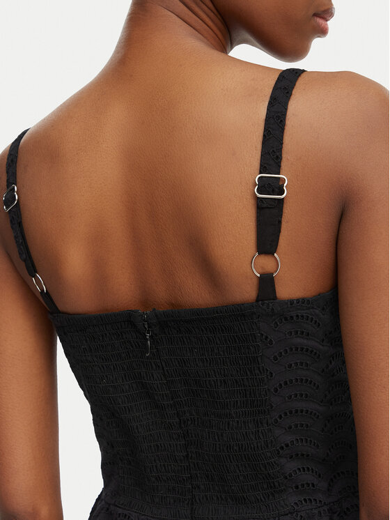 Guess Guess Letné šaty W6GK44 W1884 Čierna Regular Fit