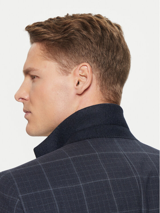 BOSS BOSS Garnitur H-Huge 50518097 Granatowy Slim Fit