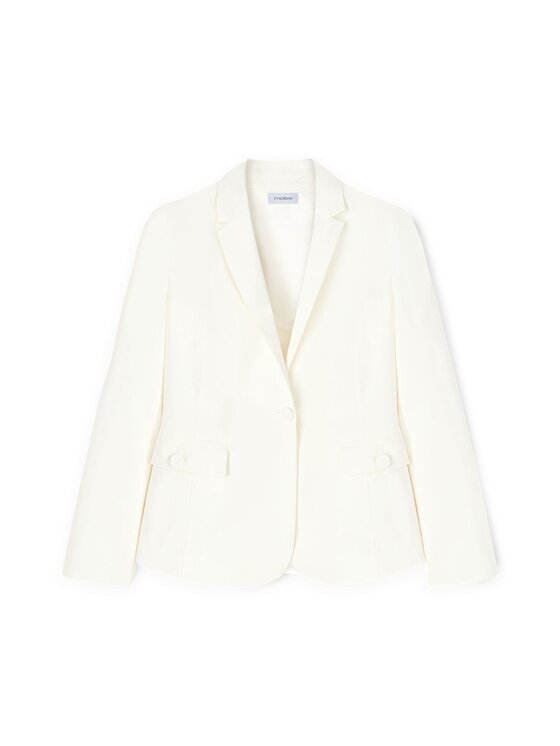 Motivi Motivi Giacca di transizione Q721Q000935N011 Bianco Regular Fit