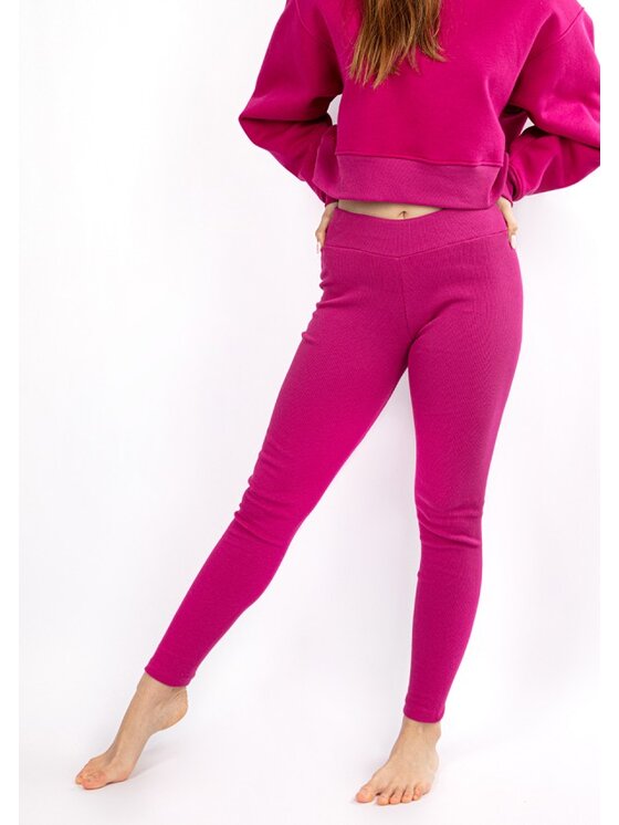 DKaren Sport DKaren Sport Legginsy DK-K-B13 Różowy Classic Fit