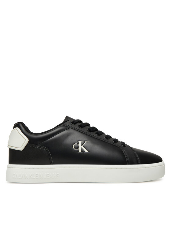 Sneakers Calvin Klein Jeans Classic Cupsole Ru Patch Lth YM0YM01297 Negru