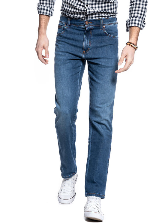 Wrangler Wrangler Jeansy TEXAS Niebieski Straight Fit