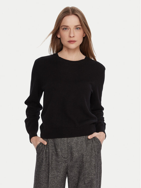 United Colors Of Benetton United Colors Of Benetton Pulover 1002D10BG Negru Relaxed Fit