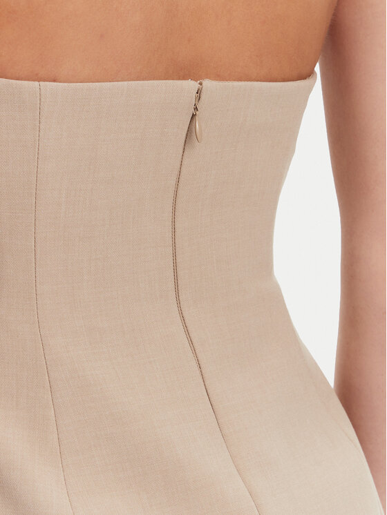 BARDOT BARDOT Kokteilikleit 59806DB Beež Regular Fit