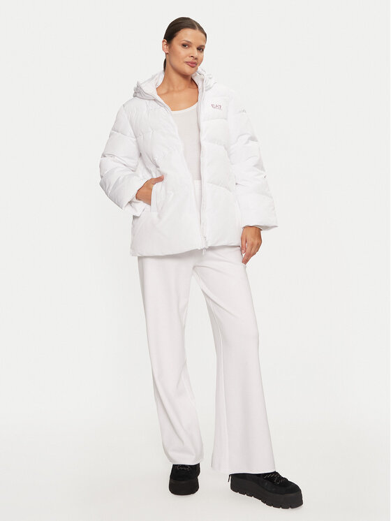 EA7 Emporio Armani EA7 Emporio Armani Зимова куртка 6DTB18 TN8AZ 1100 Білий Relaxed Fit