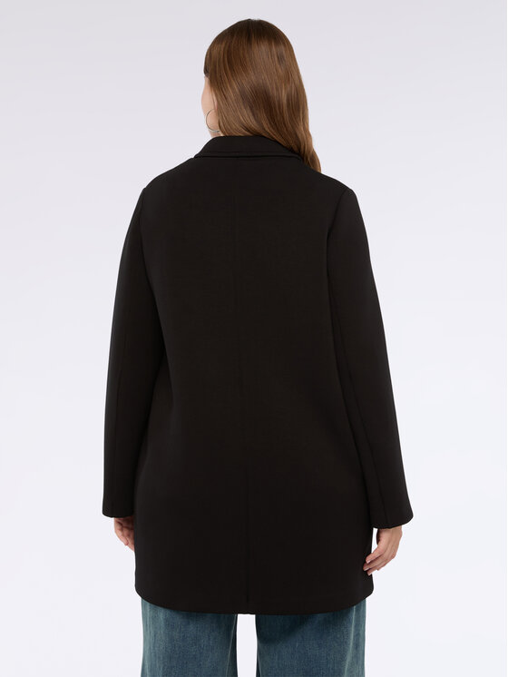 Fiorella Rubino Fiorella Rubino Płaszcz zimowy 0216T000317N033 Czarny Regular Fit