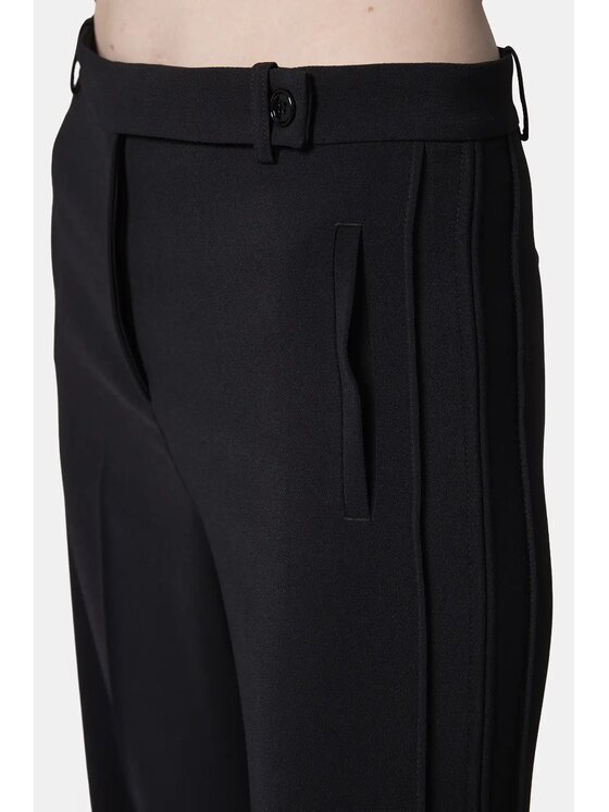 PINKO PINKO Kalhoty z materiálu Rufa Pantalone Černá Regular Fit