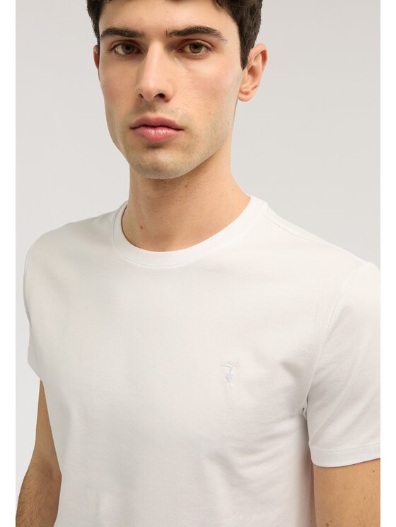 Trussardi Trussardi T-shirt G0228000123N001 Bianco Regular Fit