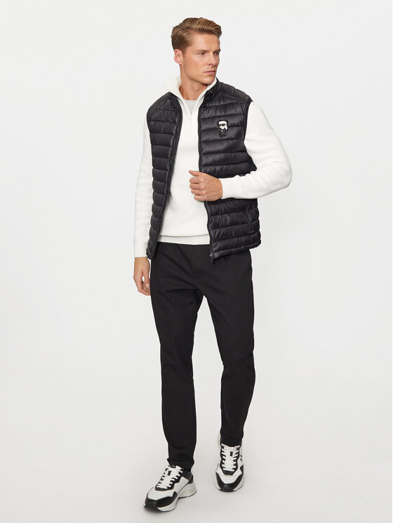 KARL LAGERFELD KARL LAGERFELD Veste 505023 500590 Melns Regular Fit