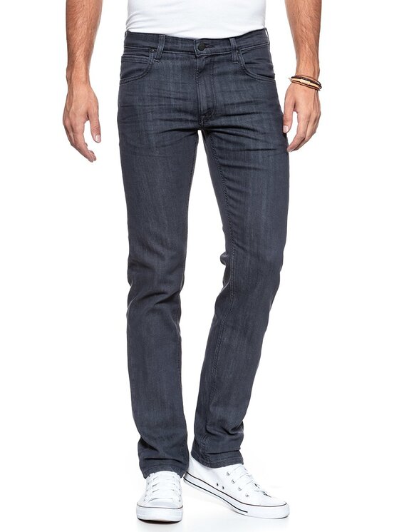 Lee Lee Jeansy DAREN ZIP FLY Niebieski Straight Fit
