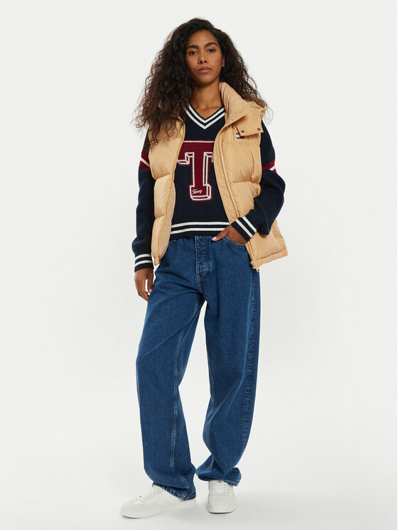 Tommy Jeans Tommy Jeans Varrukateta jakk Alaska DW0DW18862 Beež Regular Fit