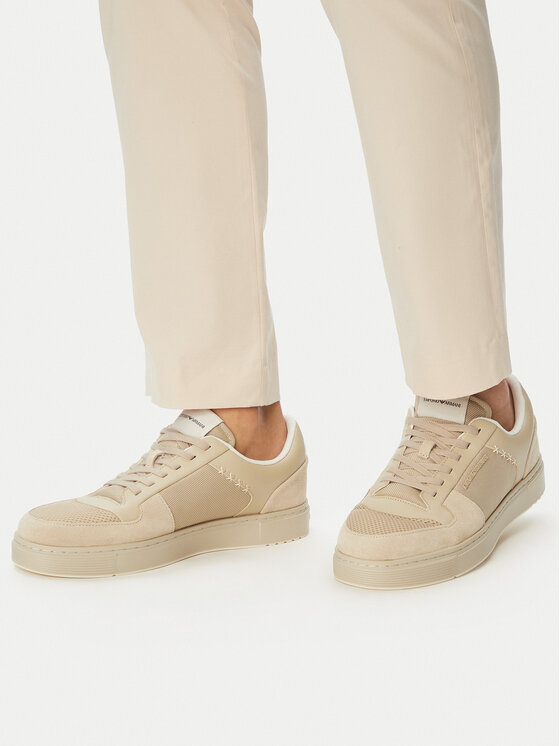 Emporio Armani Emporio Armani Снікерcи EM005293 AF24321 M1359 Бежевий