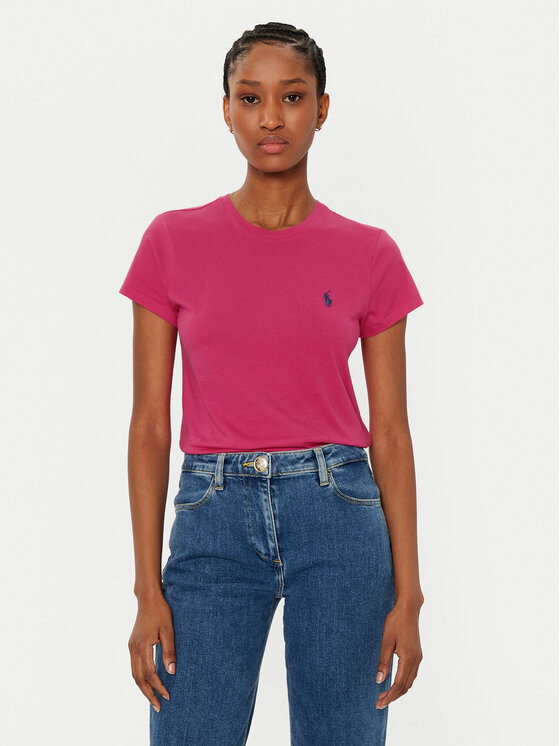 Polo Ralph Lauren Polo Ralph Lauren Majica 211898698031 Roza Regular Fit