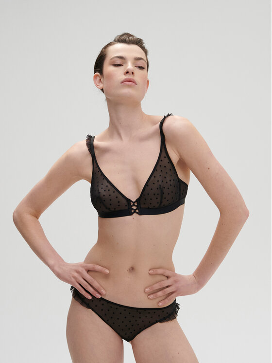 Simone Pérèle Bralette krūšturis Lucie 1C8250 Melns