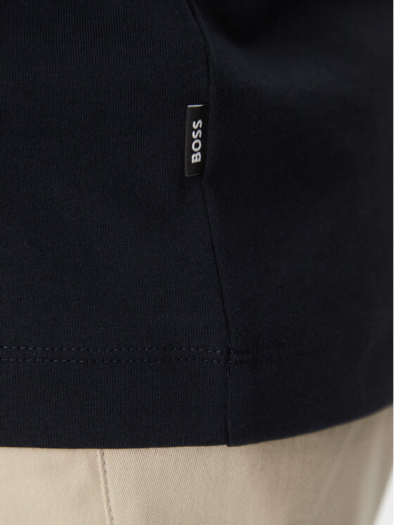 BOSS BOSS Marškinėliai Thompson 04 50501097 Tamsiai mėlyna Regular Fit