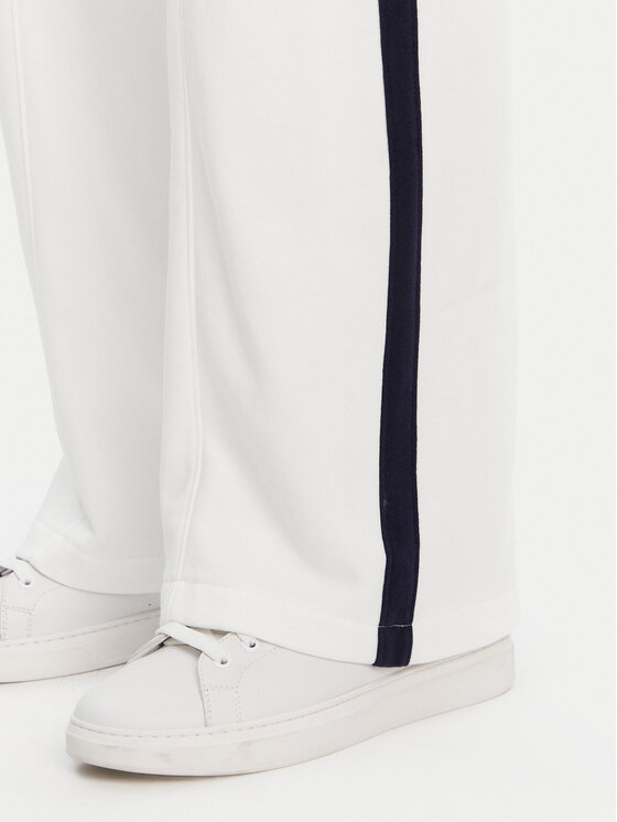 Gap Gap Spodnie dresowe 732234-01 Biały Regular Fit