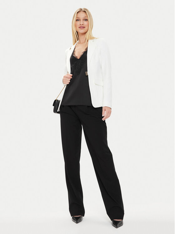 Morgan Morgan Pintsak 241-VIAZA.F Valge Slim Fit