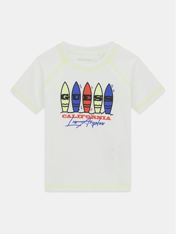 Guess Kids Guess Kids T-Shirt 182292 Biały Classic Fit