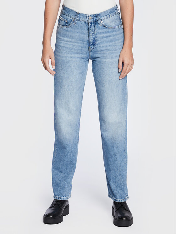 Calvin Klein Jeans Blugi J20J219518 Albastru Regular Fit
