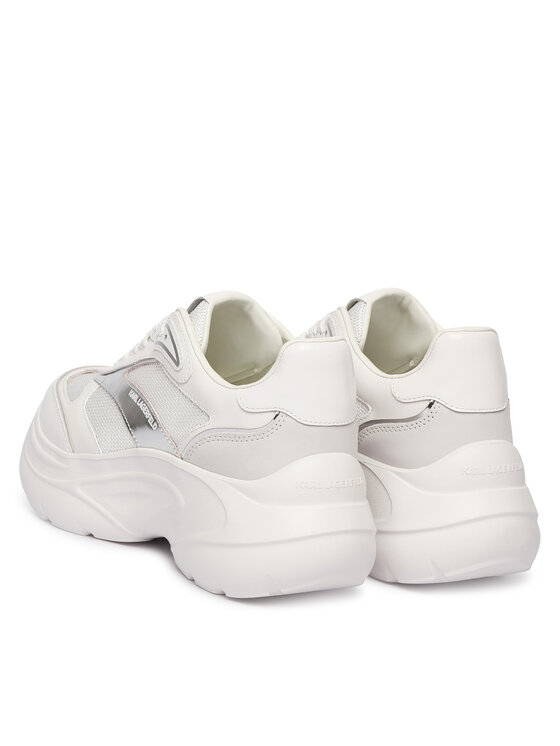 KARL LAGERFELD KARL LAGERFELD Sneakers Kontour Wedge KL68016 Alb