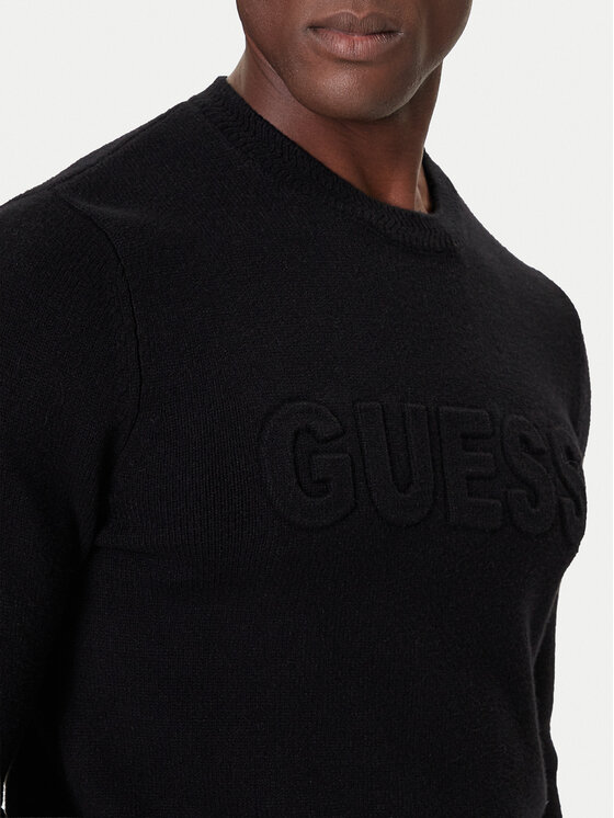 Guess Guess Svetr M5BR35 Z2ZK2 Černá Regular Fit