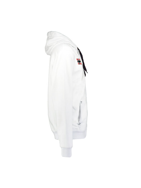 Geographical Norway Geographical Norway Bluza WT1880H/GN-WHITE Biały Reglan Fit
