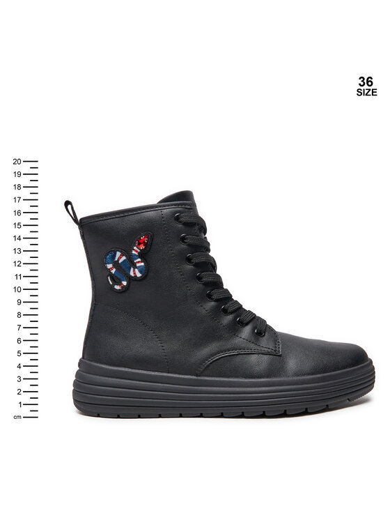 Geox Geox Zimski škornji J Phaolae Girl J46ETD 000BC C9999 S Črna
