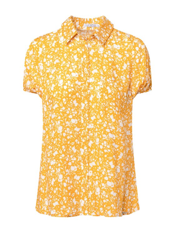 QUIOSQUE QUIOSQUE Blúzka QUIOSQUE 2LK002312 Žltá Regular Fit