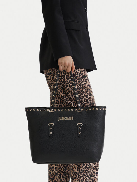 Just Cavalli Just Cavalli Ročna torba 80RA4BU1 ZSB81 Črna