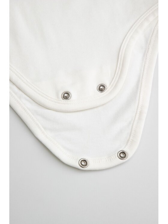 Coccodrillo Coccodrillo Body dziecięce ZC6112101MER-003 Kremowy Regular Fit