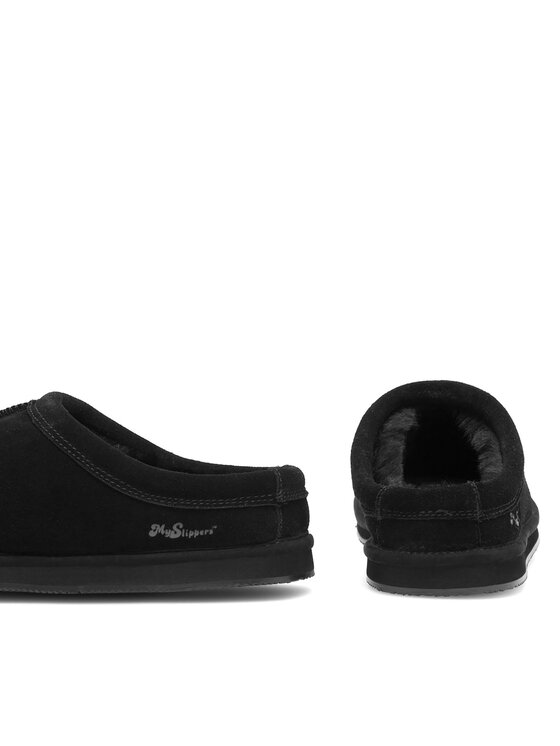MYSLIPPERS MYSLIPPERS Copati MPF20MID001A Črna
