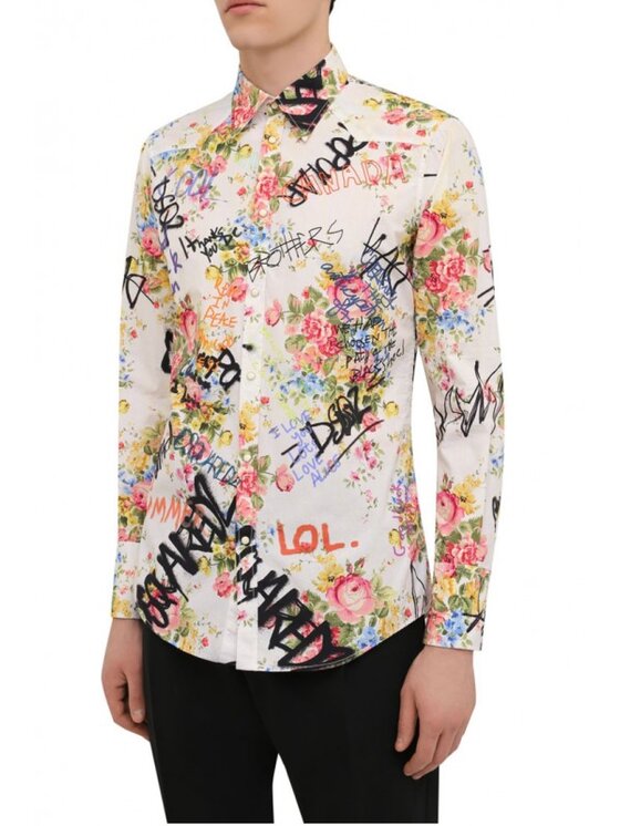 Dsquared2 Dsquared2 Košile S74DM0590 S54435 001S Barevná Regular Fit
