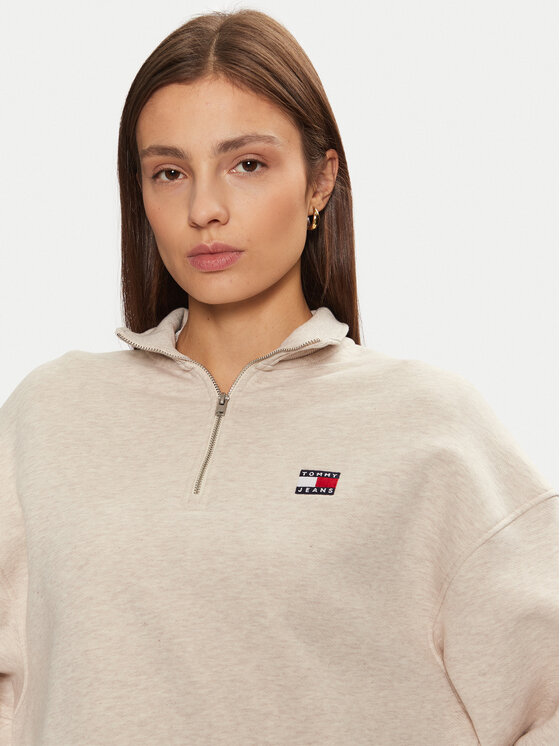 Tommy Jeans Tommy Jeans Μπλούζα DW0DW19410 Μπεζ Relaxed Fit