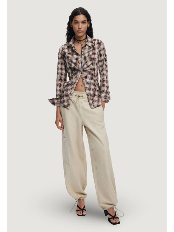 Desigual Desigual Camicia CAM_RUSH Marrone Casual Fit