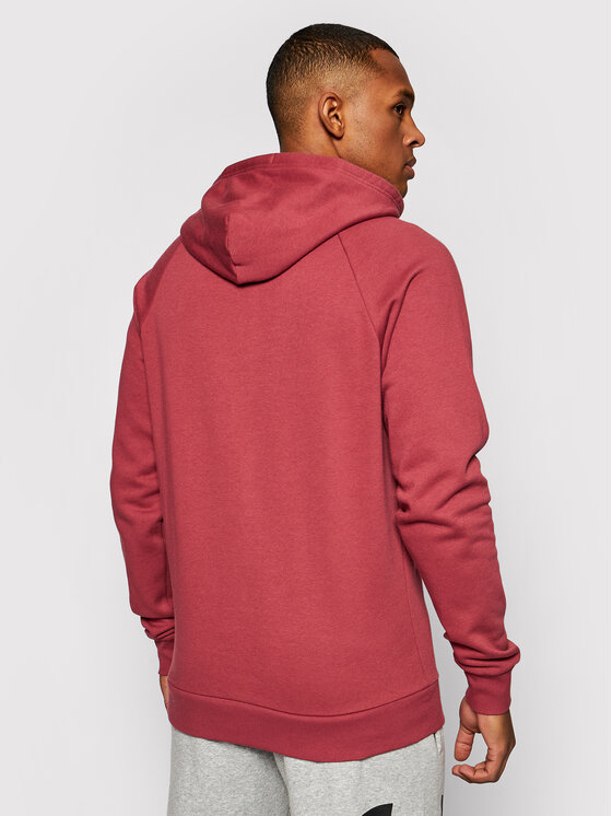 Under Armour Under Armour Bluza Rival Fleece Big Logo 1357093 Bordowy Loose Fit