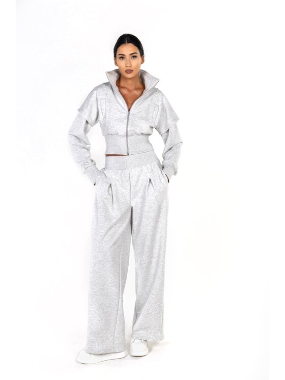 Love Saints Love Saints Dres L26ZF-KA-K11 Szary Regular Fit