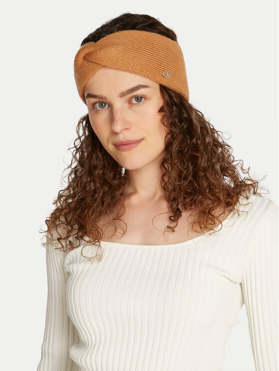 Calvin Klein Calvin Klein Textilní čelenka K60K612591 Hnědá