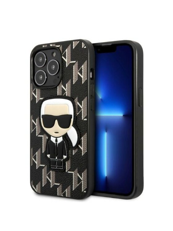 Etui na telefon KARL LAGERFELD, Czarne, iPhone 13 Pro
