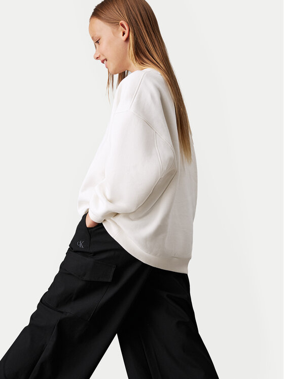 Calvin Klein Jeans Calvin Klein Jeans Spodnie materiałowe IG0IG02616 Czarny Relaxed Fit