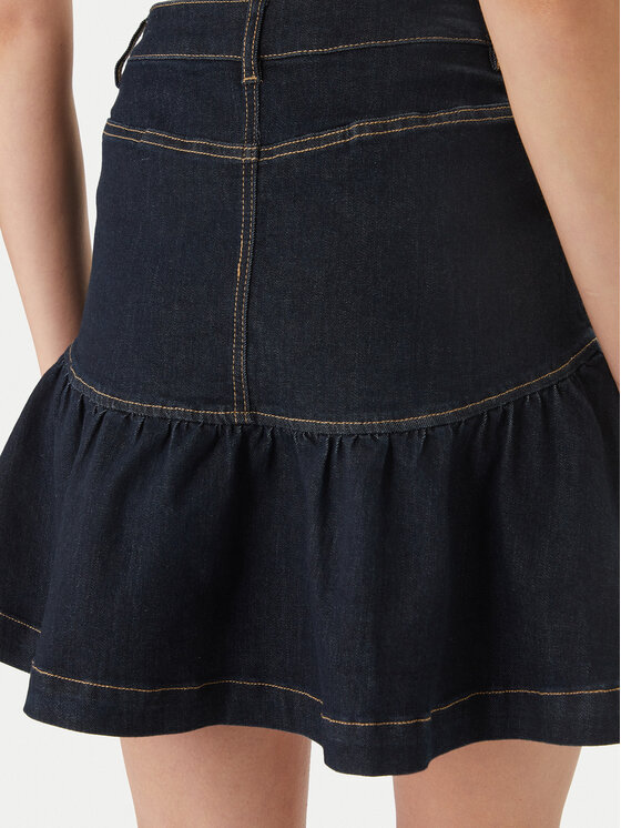 Morgan Morgan Jeans suknja 261-JSOUBIA Tamnoplava Regular Fit