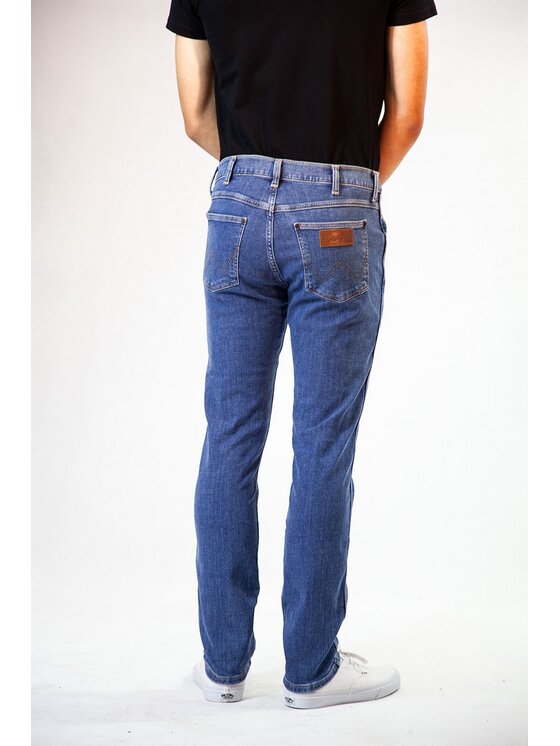 Wrangler Wrangler Jeansy Larston Niebieski Slim Fit