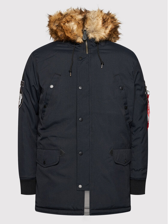 Alpha Industries Alpha Industries Kurtka zimowa Arctic Discoverer 118100 Czarny Regular Fit