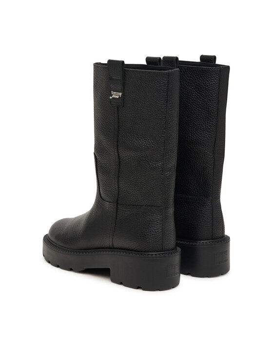 Tommy Jeans Tommy Jeans Μπότες Tjw Tubular Mid Boots EN0EN03111 Μαύρο