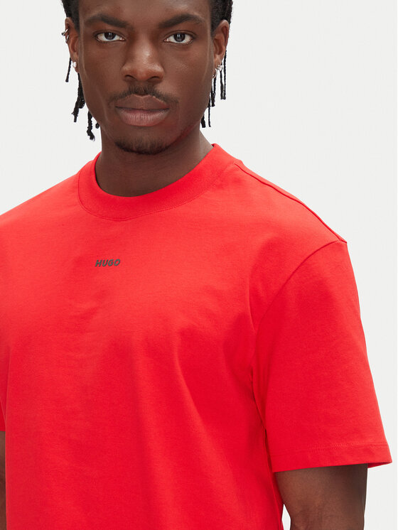 HUGO HUGO T-Shirt Dapolino 50488330 Czerwony Relaxed Fit