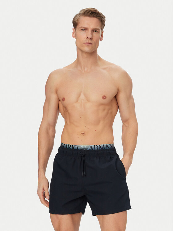 Emporio Armani Emporio Armani Sportske kratke hlače EM000686 AF20432 UB102 Tamnoplava Regular Fit