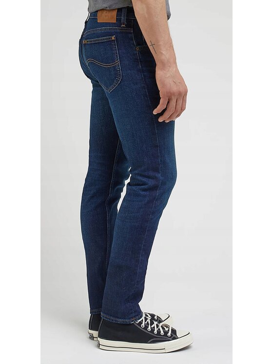 Lee Lee Jeansy Rider Niebieski Slim Fit