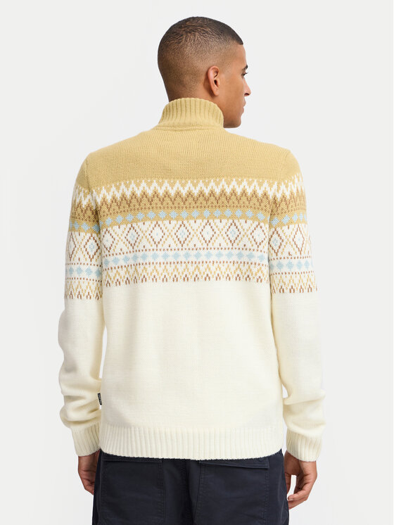 Blend Blend Sweter 20717433 Beżowy Regular Fit