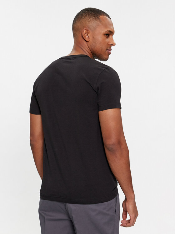 Calvin Klein Calvin Klein Marškinėliai K10K112724 Juoda Slim Fit